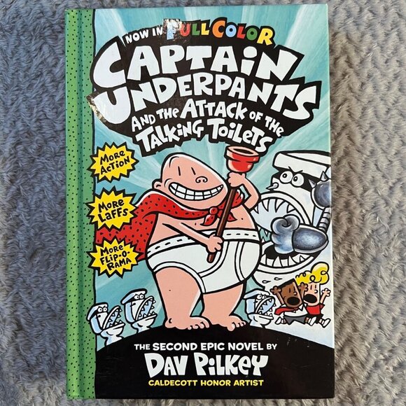 The Captain Underpants Collection In Full Color Book Set By Dav Pilkey - Picture 4 of 6